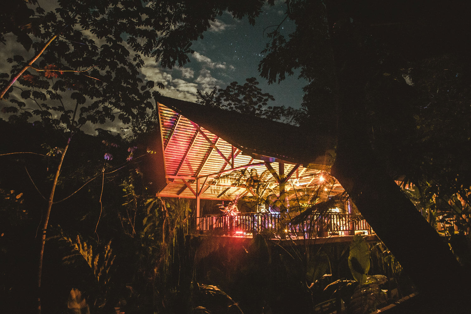 People meditating in Costa Rica